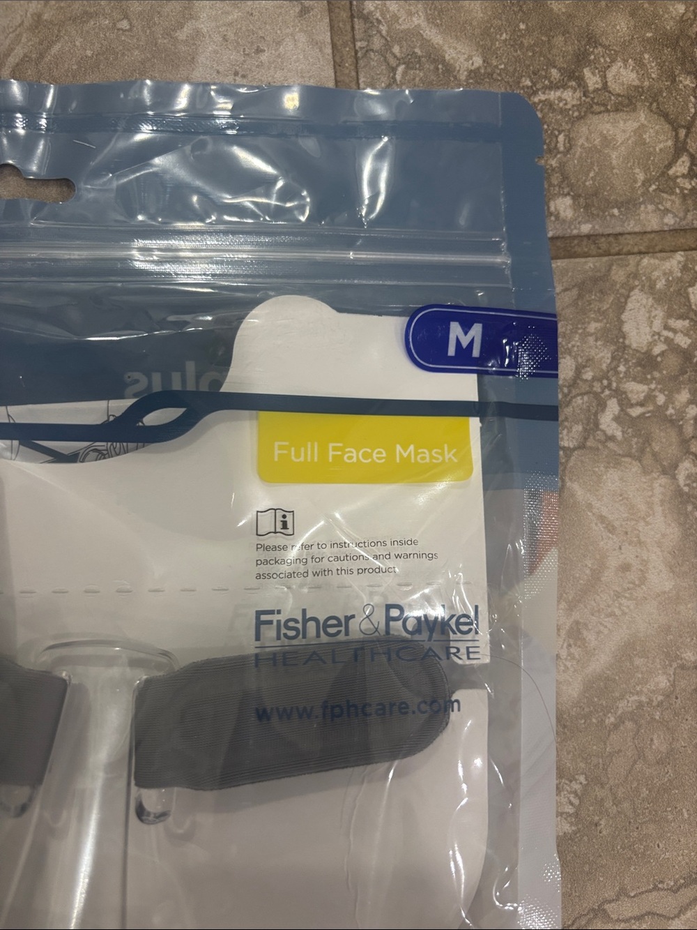 F&P Simplus Full Face Mask Head Gear Size Medium - Picture 4 of 6